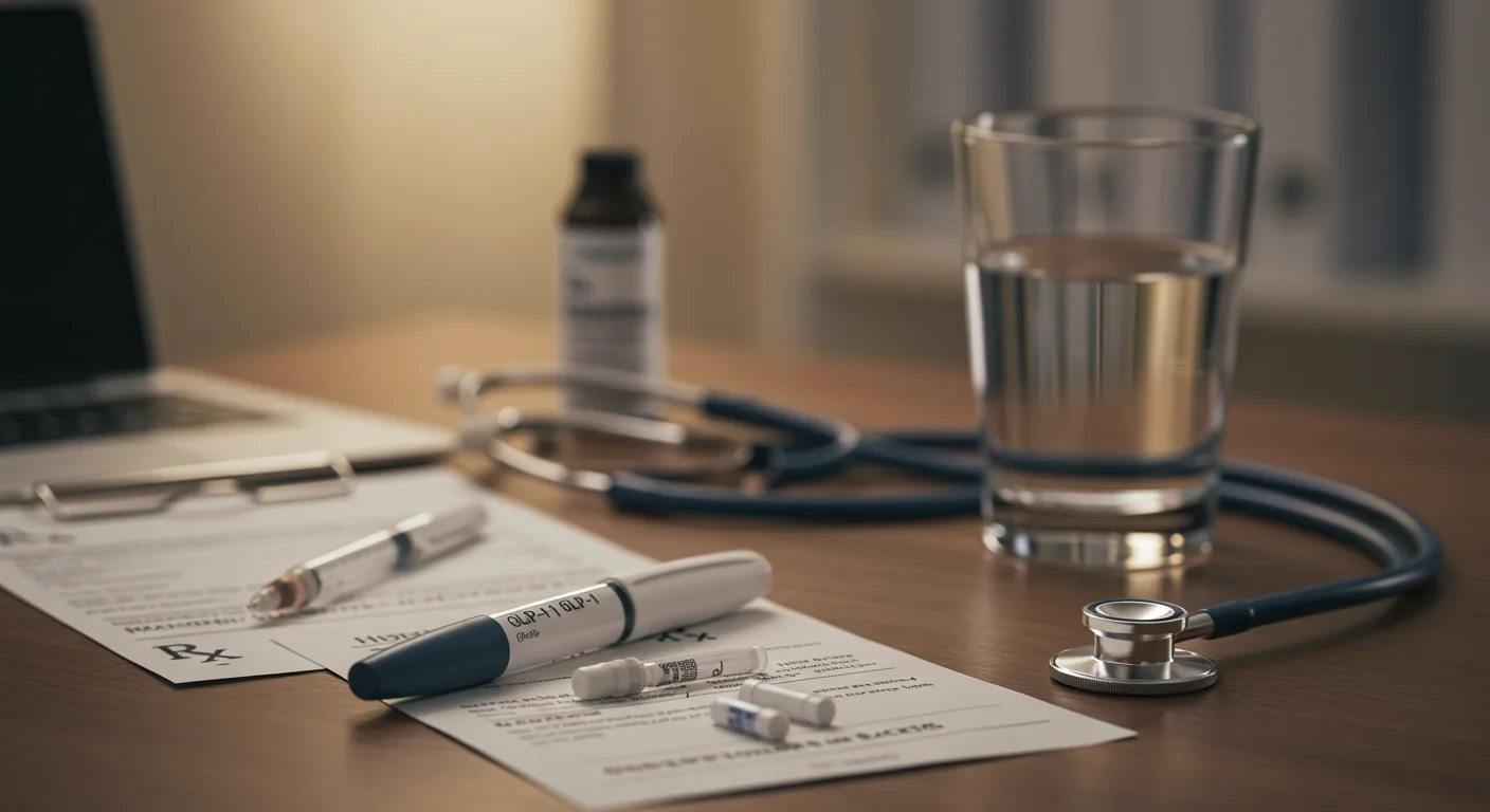 GLP-1 enjeksiyon kalemi - modern tıbbi ortam