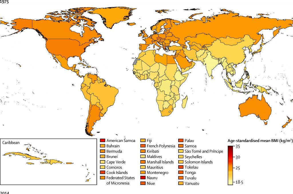 Dünyada obezite oranları